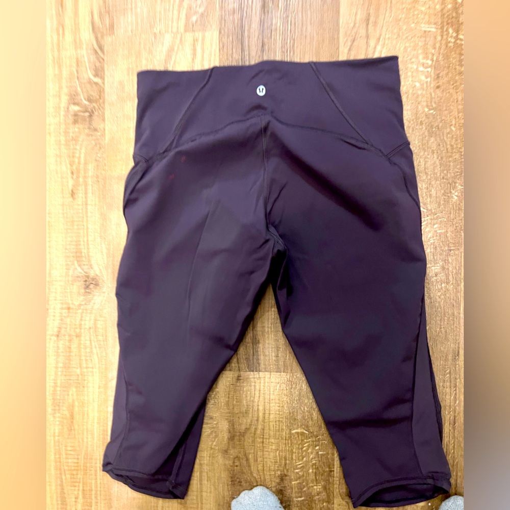 Lululemon Dark Purple Leggings- cropped